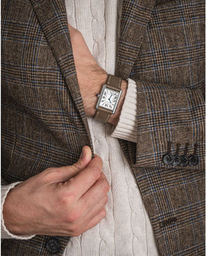 Delugs Taupe Epsom Slim Strap
