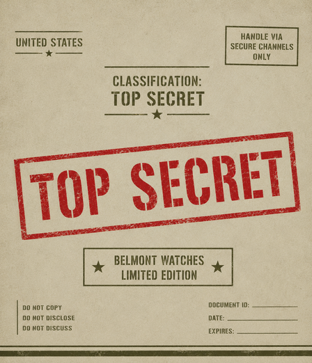 50% Pre Order - Top Secret Belmont Doxa Sub Limited Edition 50% Deposit