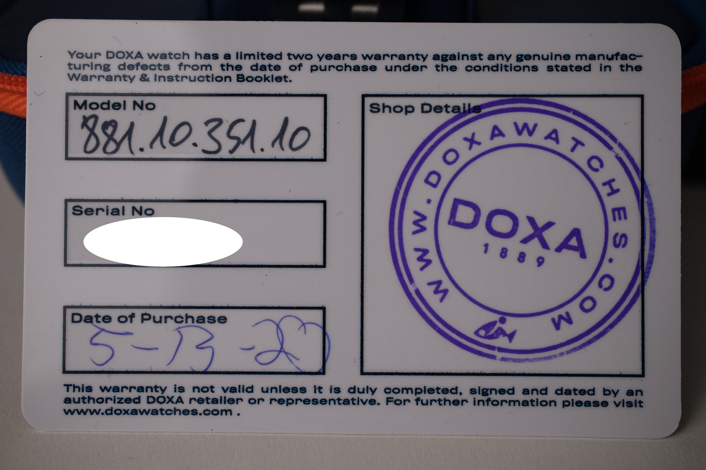 Doxa Sub 1500T Professional