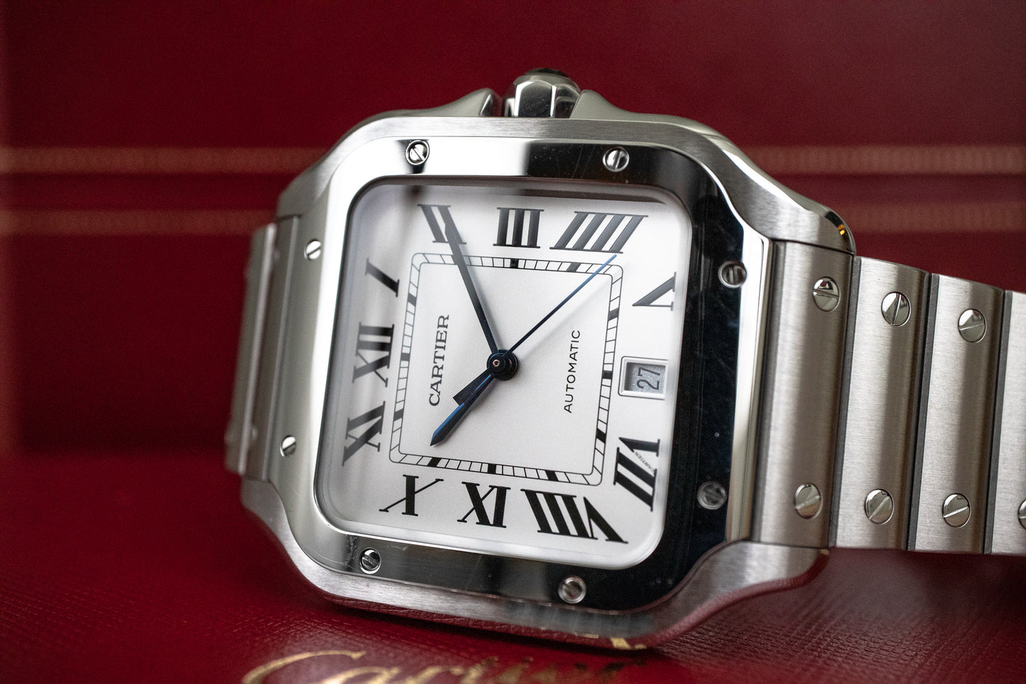 Pre-Owned Cartier Santos Large WSSA0009