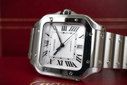 Pre-Owned Cartier Santos Large WSSA0009