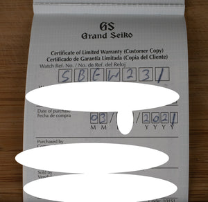Pre-Owned: Grand Seiko SBGW231