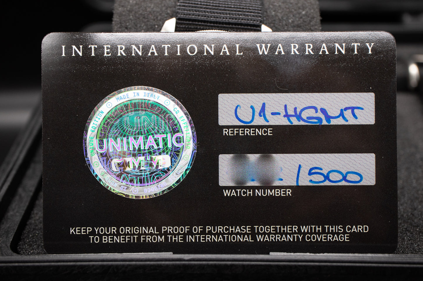 Pre- Owned Unimatic Uno U1-HGMT Limited Edition for Hodinkee