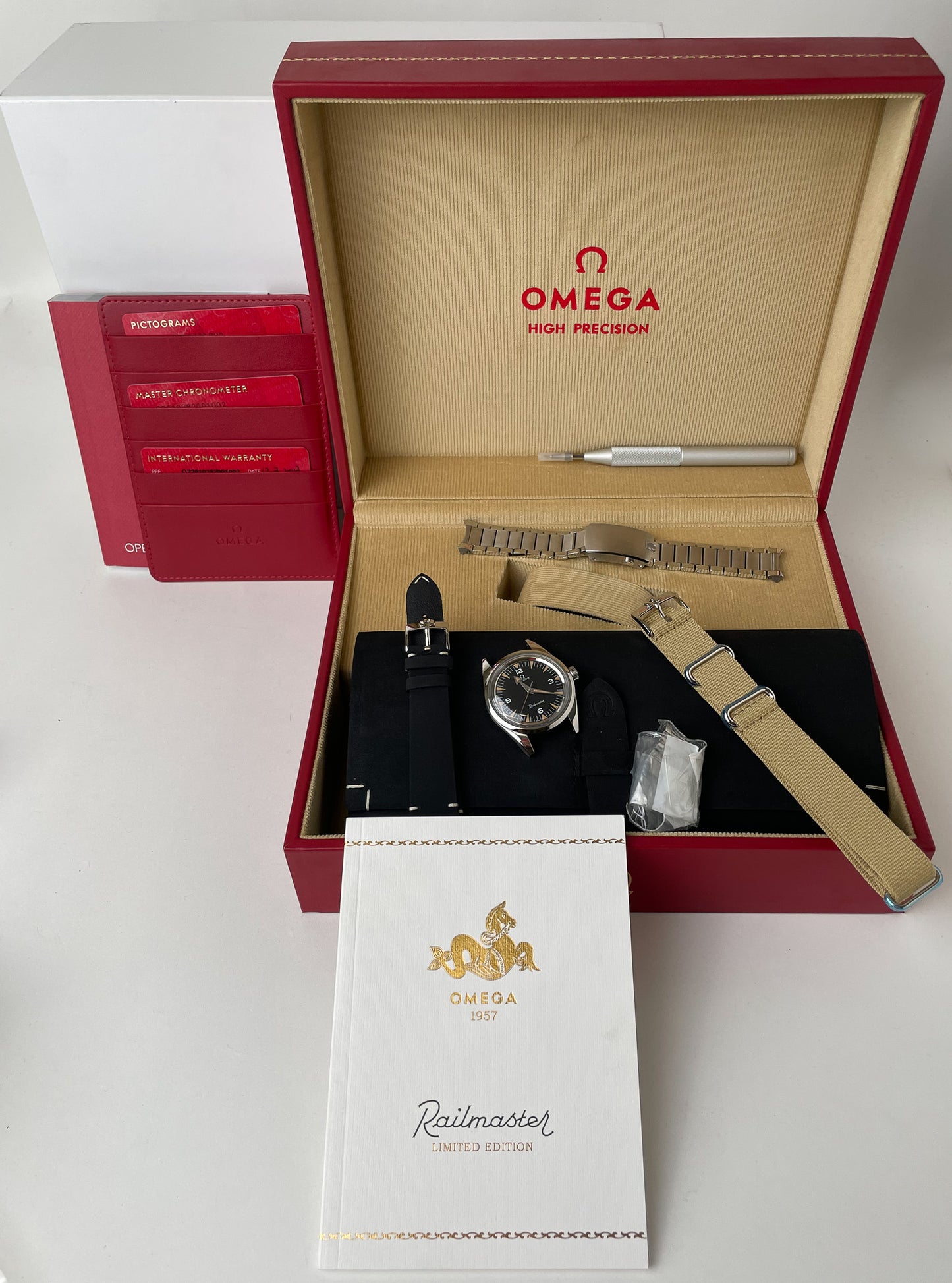 Omega Railmaster 1957 Trilogy Edition