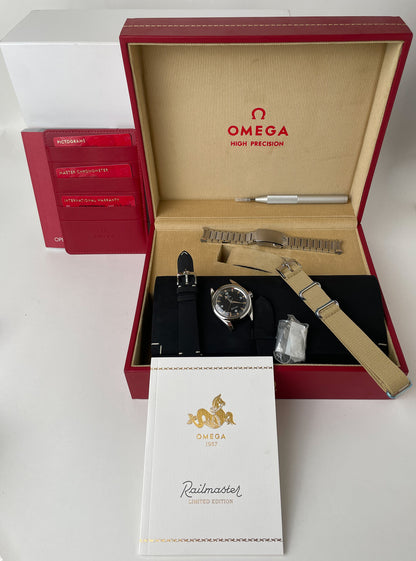 Omega Railmaster 1957 Trilogy Edition
