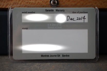 Pre-Owned: F.P. Journe Chronometre Bleu Tantalum