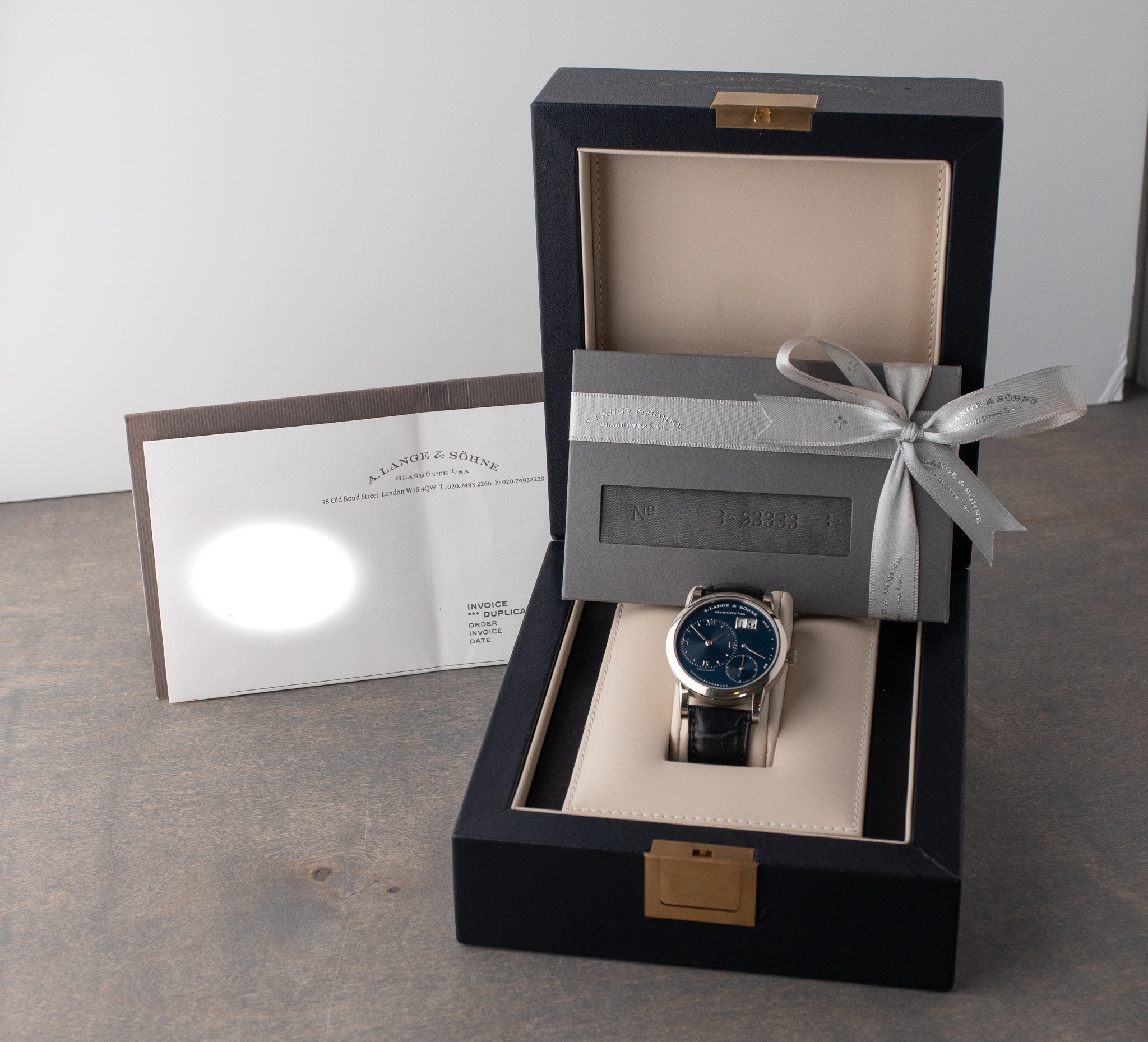 Pre-Owned: A.Lange & Sohne Lange 1 White Gold Deep Blue Dial