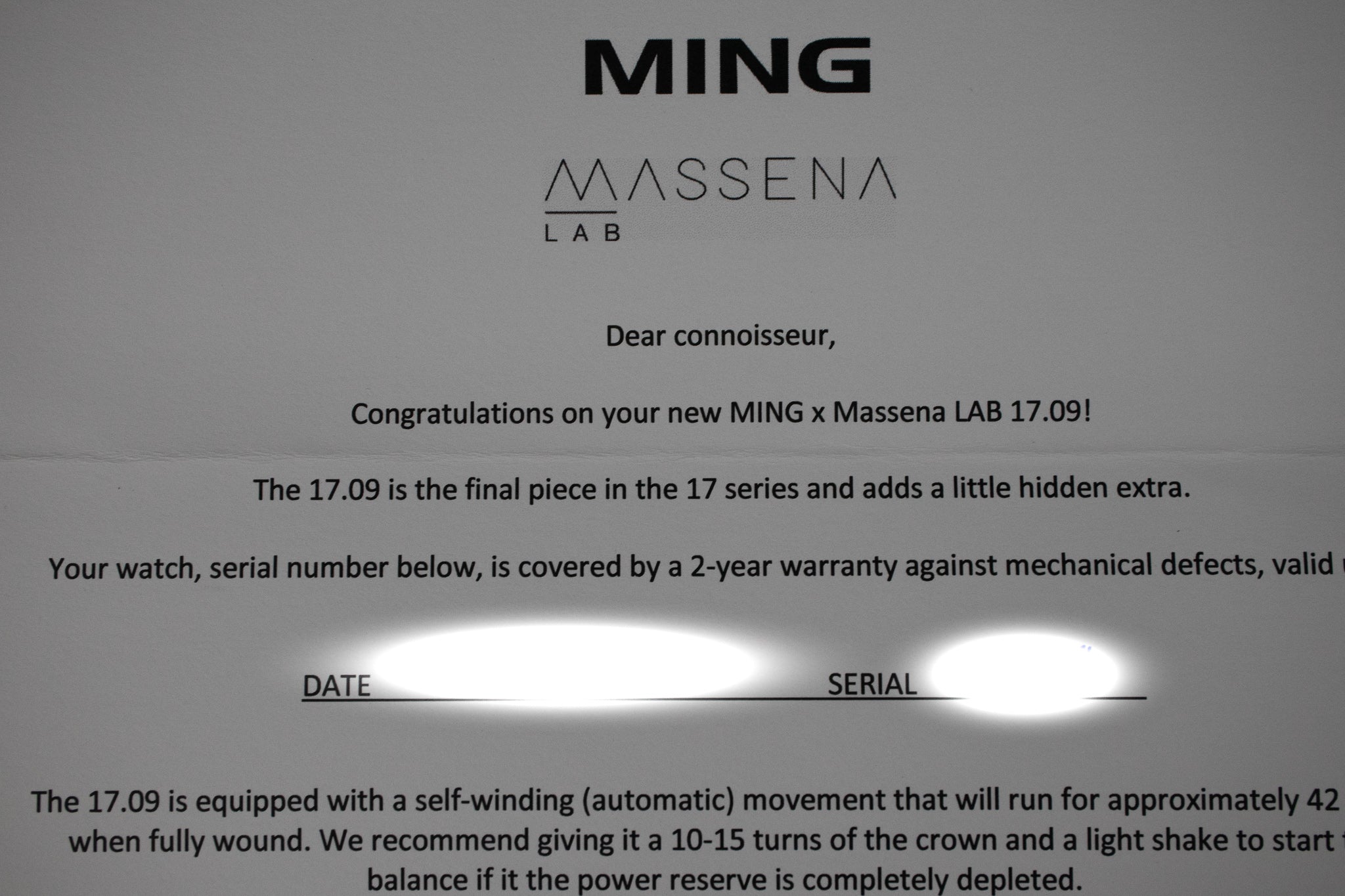 Pre-Owned: 17.09 MING X MASSENA LAB Honey