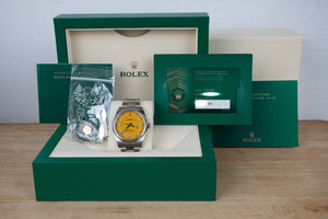 Pre-Owned: Rolex Oyster Perpetual 41 Mustard Yellow 124300