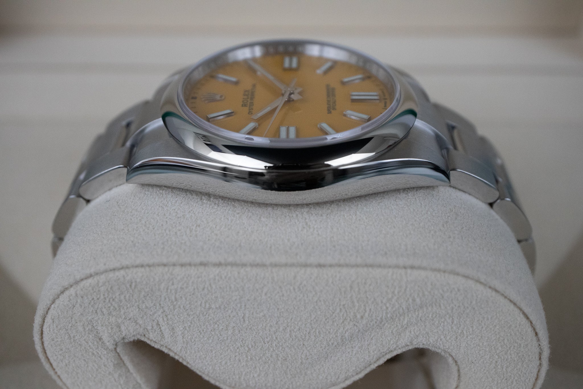 Pre-Owned: Rolex Oyster Perpetual 41 Mustard Yellow 124300