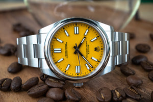 Pre-Owned: Rolex Oyster Perpetual 41 Mustard Yellow 124300