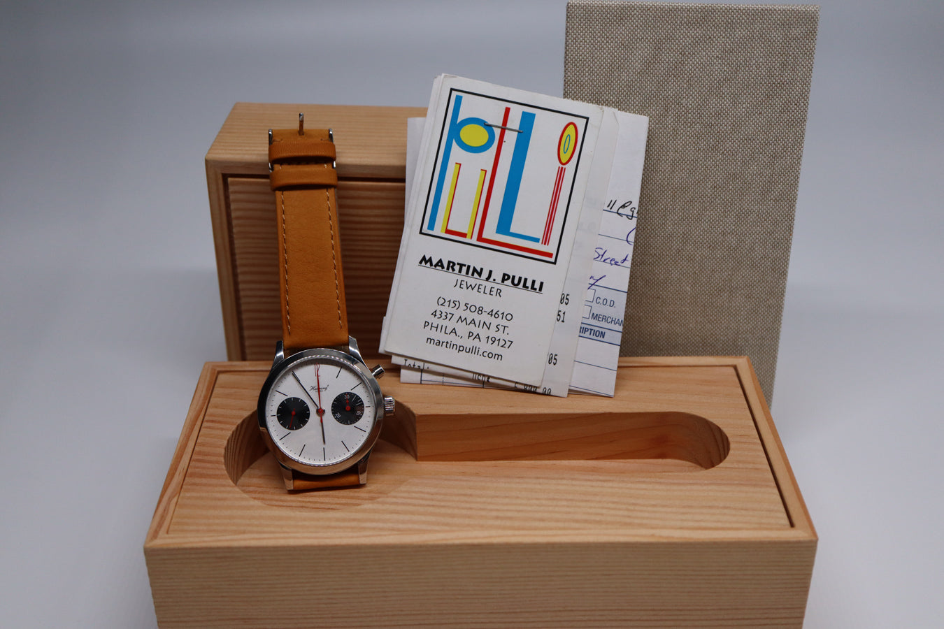 Habring 2 SS Chrono Felix Mono Pusher with Box and Papers 38.5mm