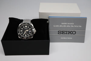 Pre-Owned Seiko Prospex King Samurai 43.8 mm SS Divers Black Dial SRPE35J1