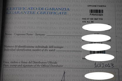 Panerai Radiomir 10 Days GMT Acciaio PAM323