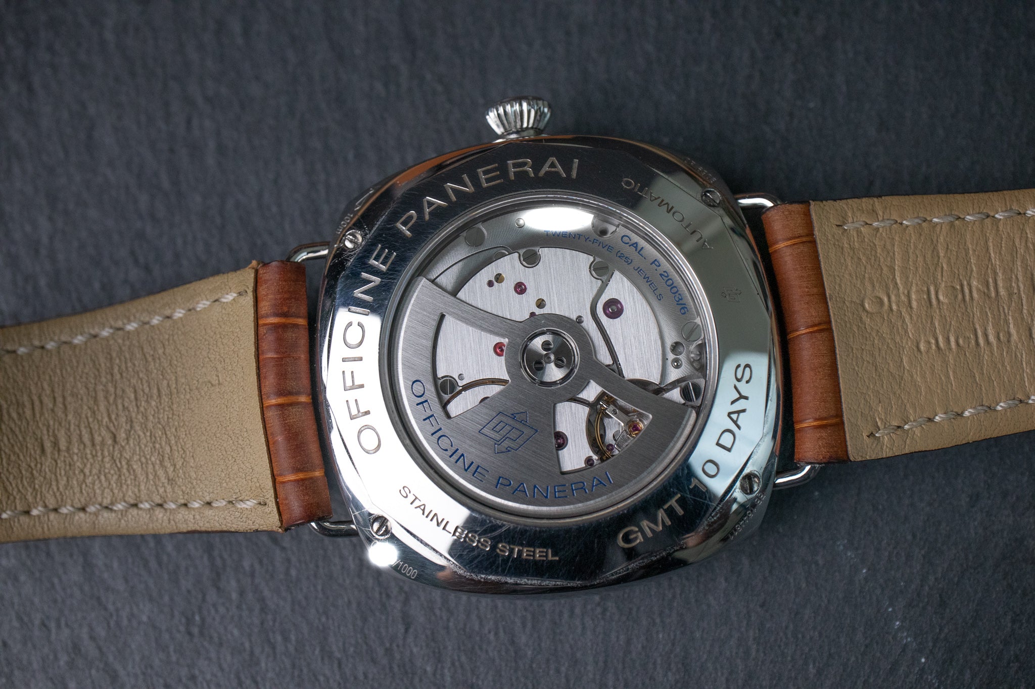 Panerai Radiomir 10 Days GMT Acciaio PAM323