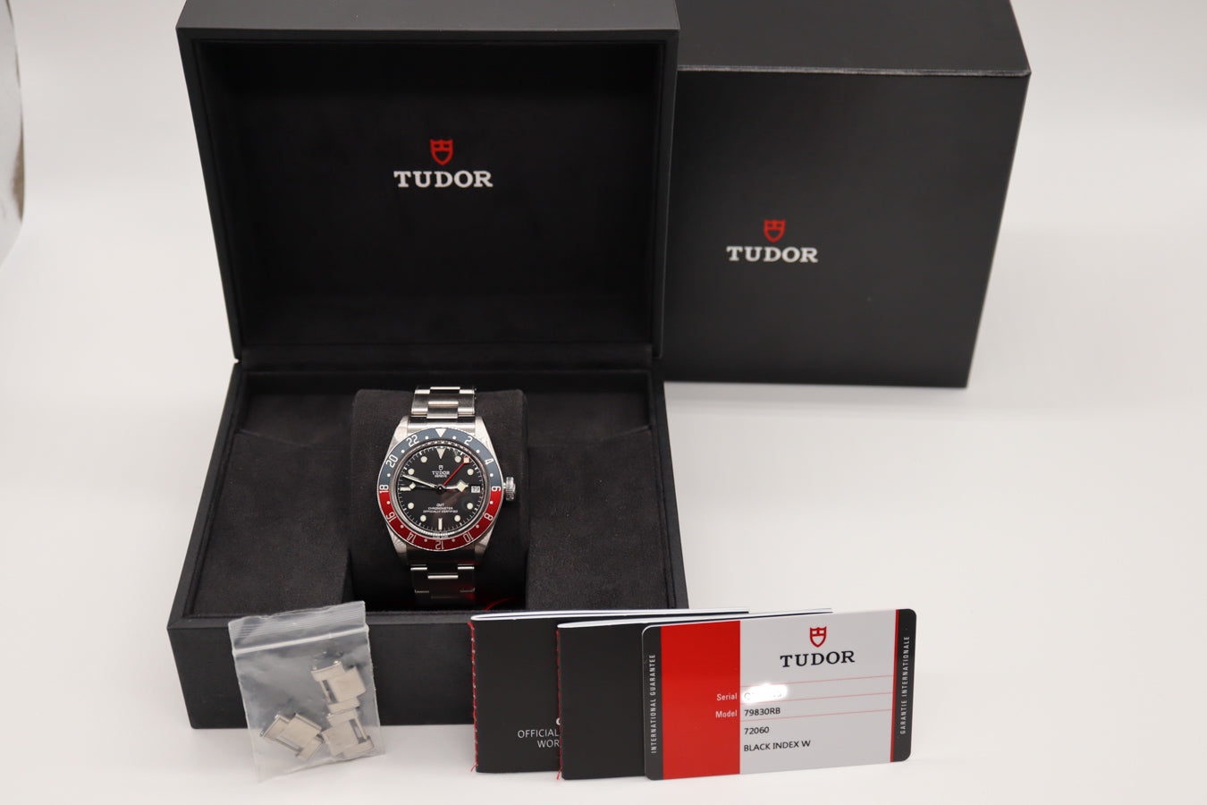Pre-Owned 2019 Tudor Black Bay GMT Pepsi 79830RB 41mm Automatic Steel Bracelet Men's