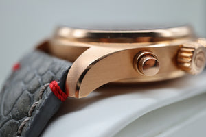 Iwc spitfire rose gold chronograph sales
