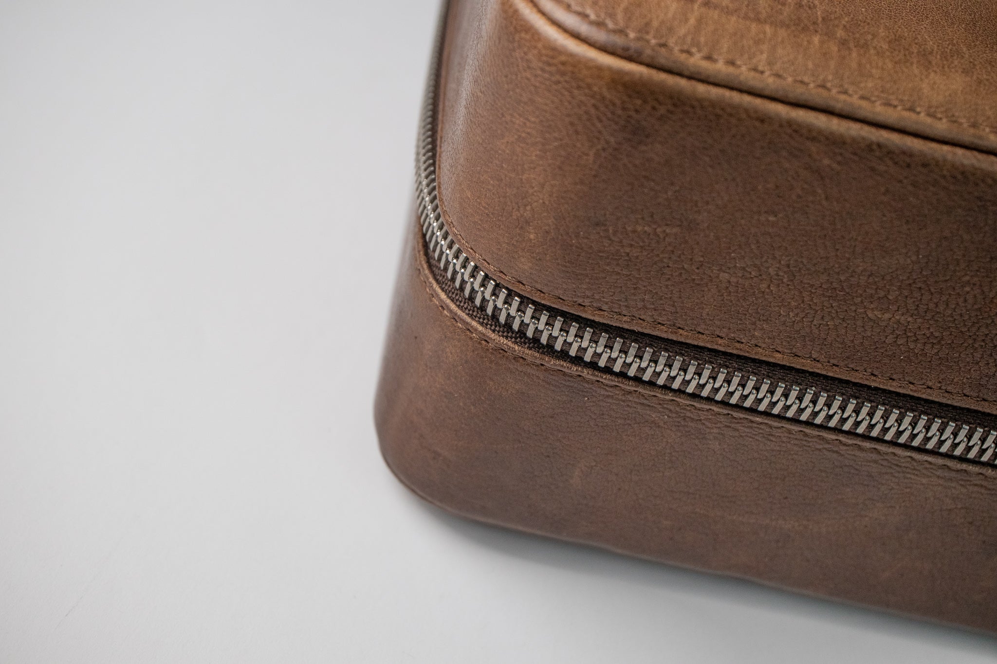 Bulang & Sons Dark Brown Cognac Luxury Leather Watch Box