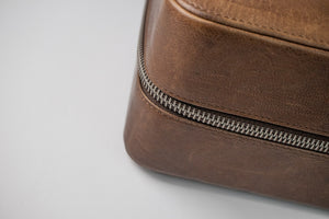 Bulang & Sons Dark Brown Cognac Luxury Leather Watch Box