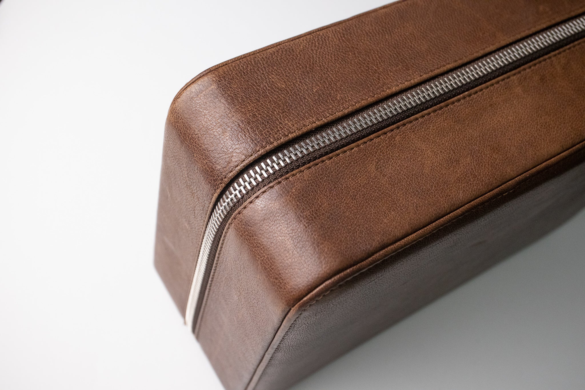 Bulang & Sons Dark Brown Cognac Luxury Leather Watch Box