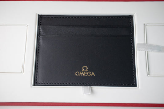 Omega Leather Card Holder Wallet