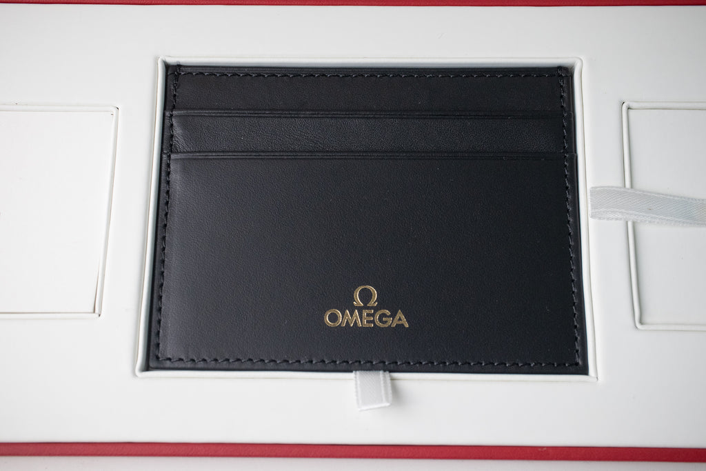 Omega Leather Card Holder Wallet
