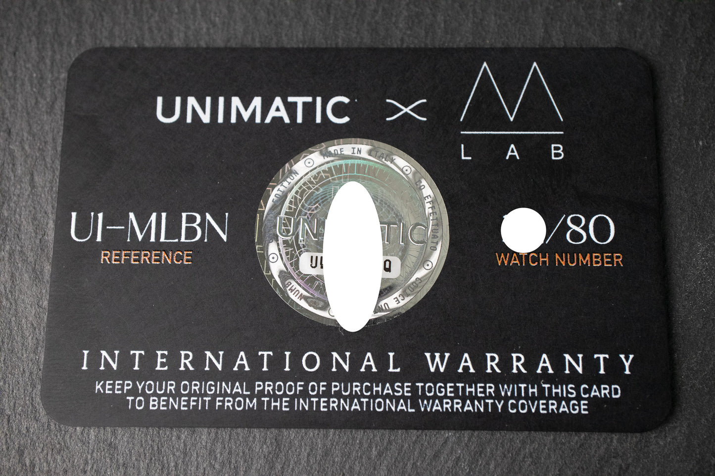 Unimatic x Massena LAB U1-MLBN