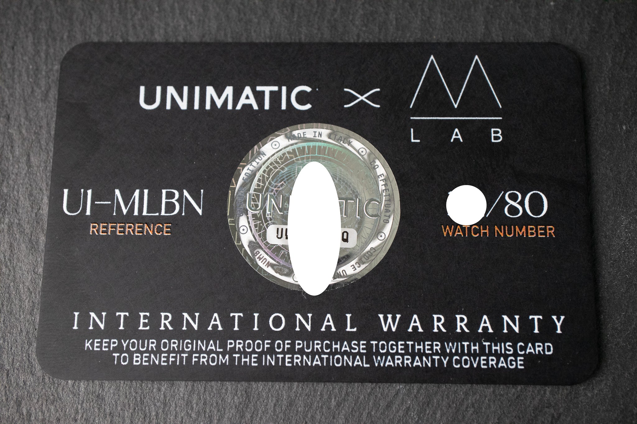 Unimatic x Massena LAB U1-MLBN