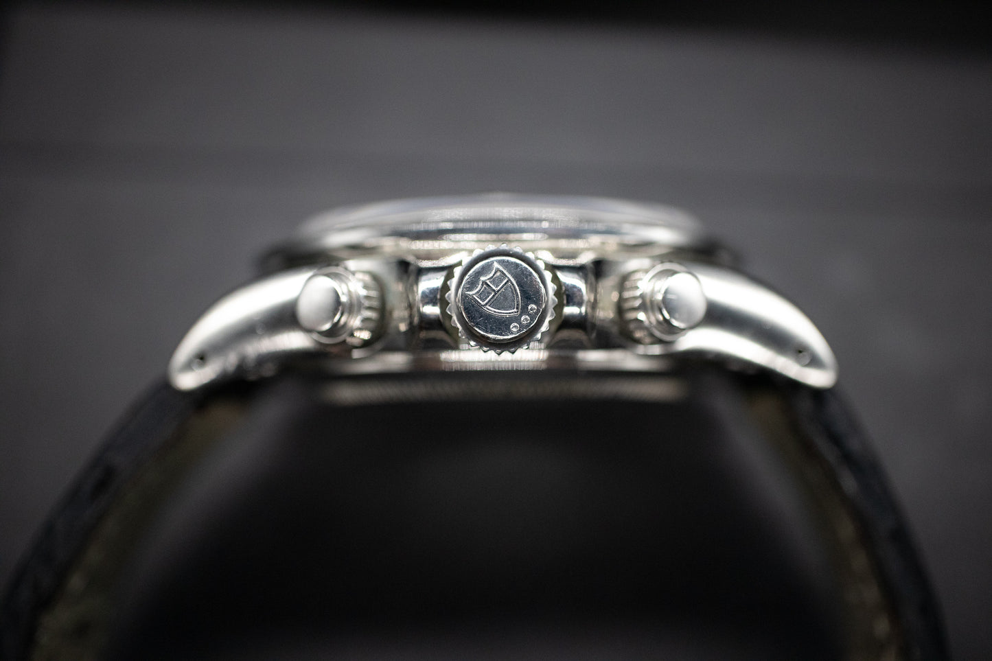 Pre-Owned Tudor Prince 79260P 40mm Box and Papers Black Men's Watch Chronograph