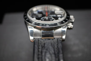 Pre-Owned Tudor Prince 79260P 40mm Box and Papers Black Men's Watch Chronograph