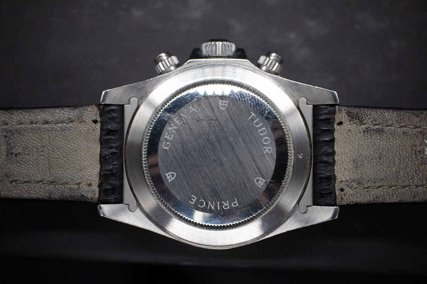 Pre-Owned Tudor Prince 79260P 40mm Box and Papers Black Men's Watch Chronograph