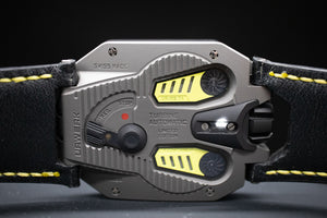 Urwerk 105 TA BLK Case/Yellow Altin Steel Ti Case Turbine Automatic Men's Watch
