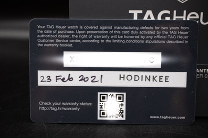 TAG Heuer Carrera Dato x Hodinkee Limited Edition