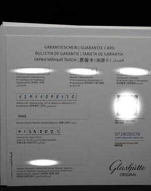 Glashutte Original Spezialist SeaQ 1969 Blue Watch 1-39-11-09-81-70