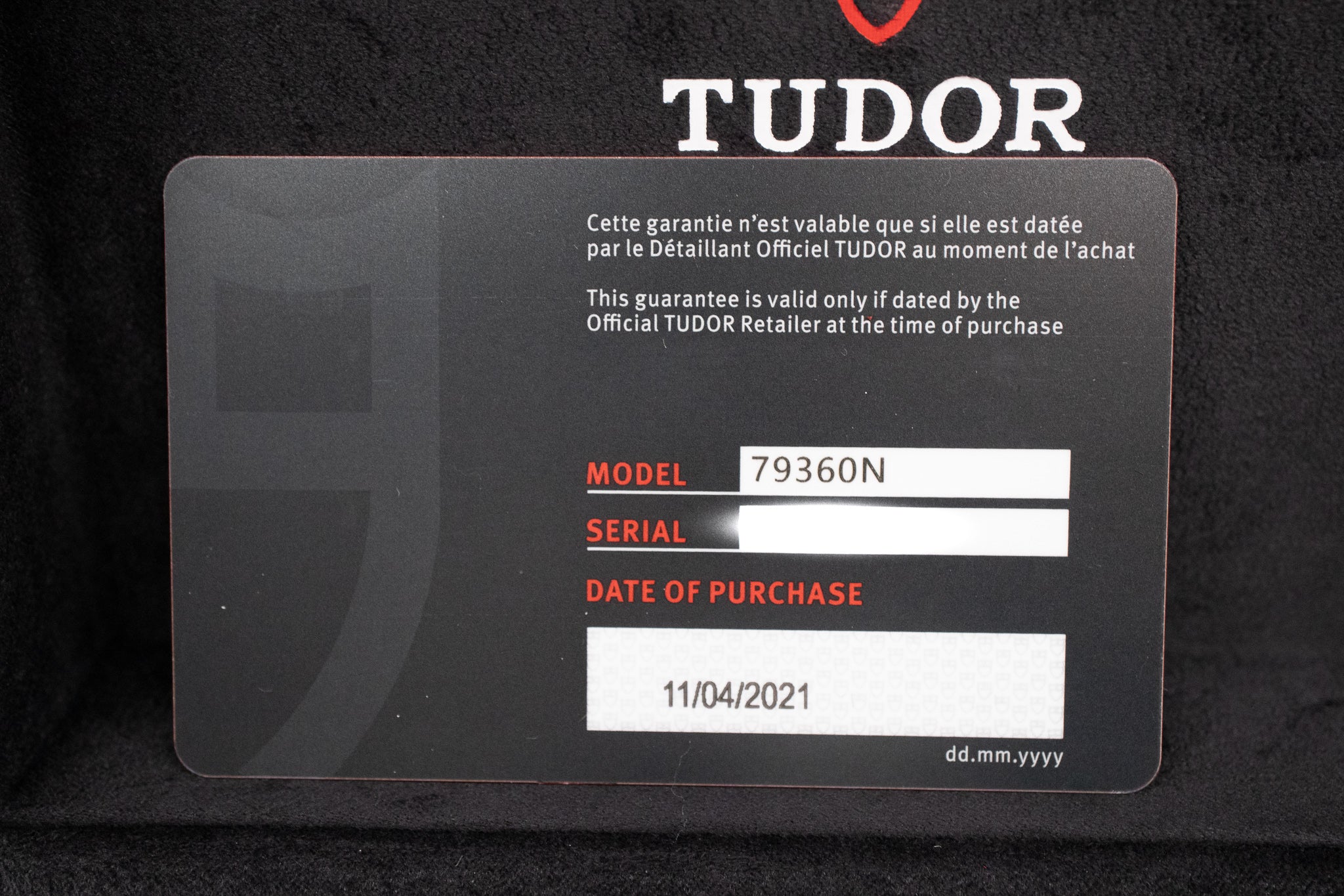 Pre-Owned Tudor Black Bay Chrono Black Dial M79360N