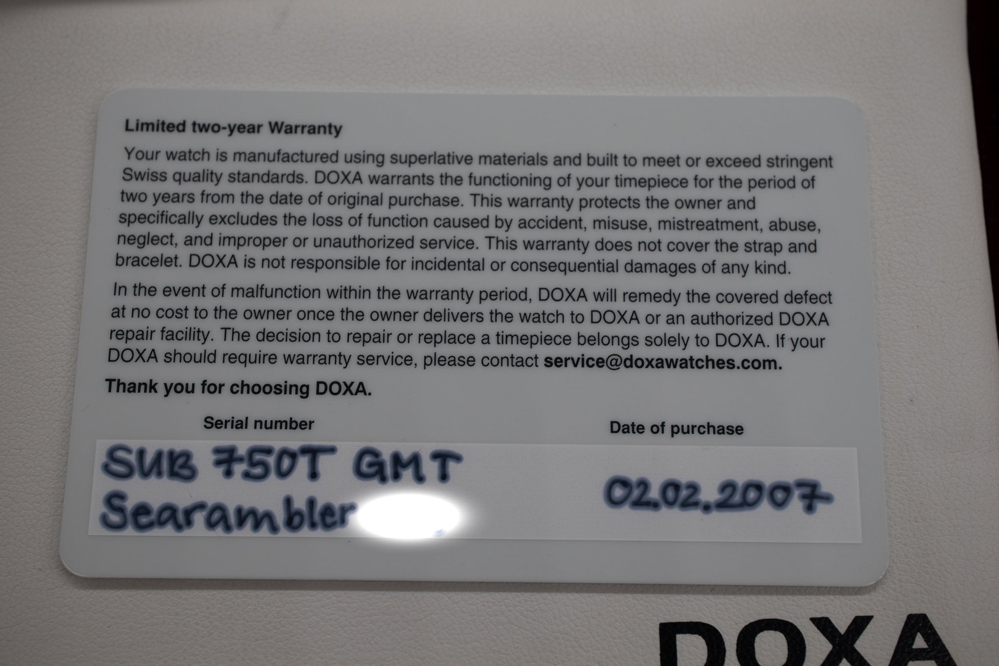 Doxa 750T Searambler