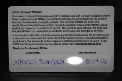 Doxa Sub 600T Divingstar