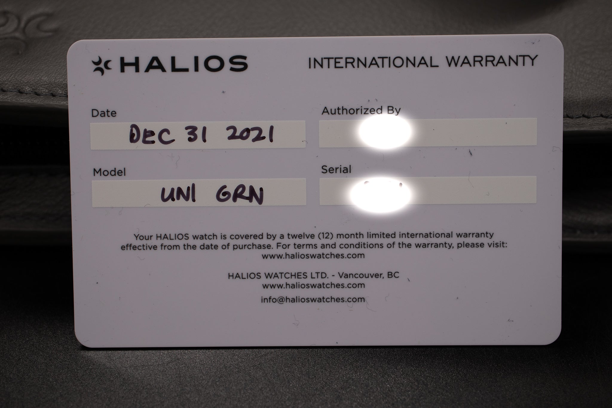 Halios Universa Huckberry Limited Edition