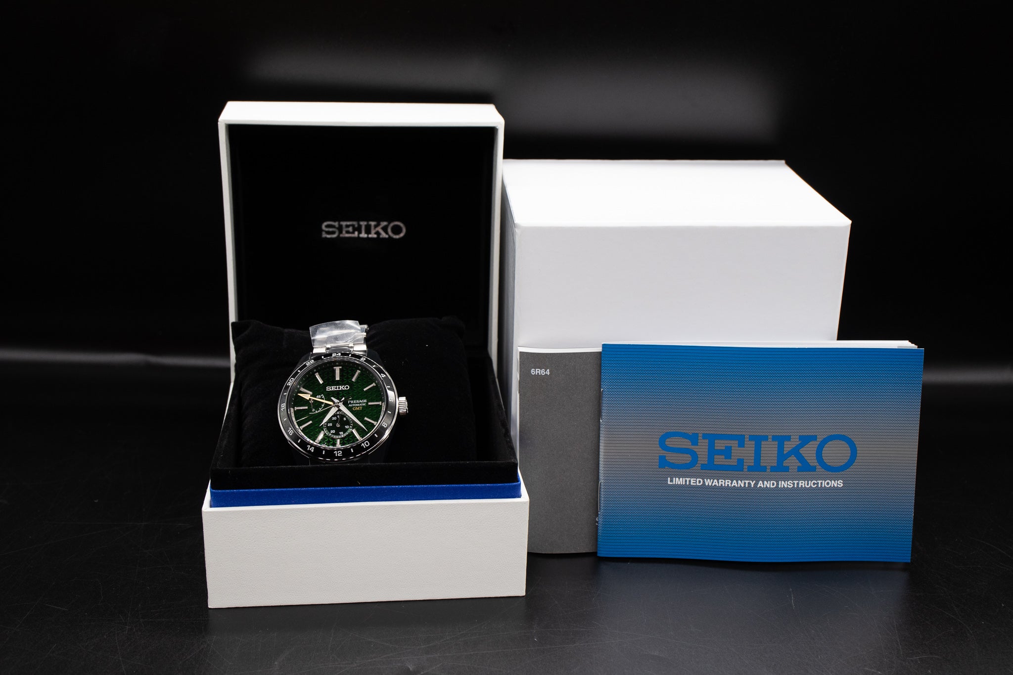 Seiko Presage Sharp Edge SPB219J1 Green Dial