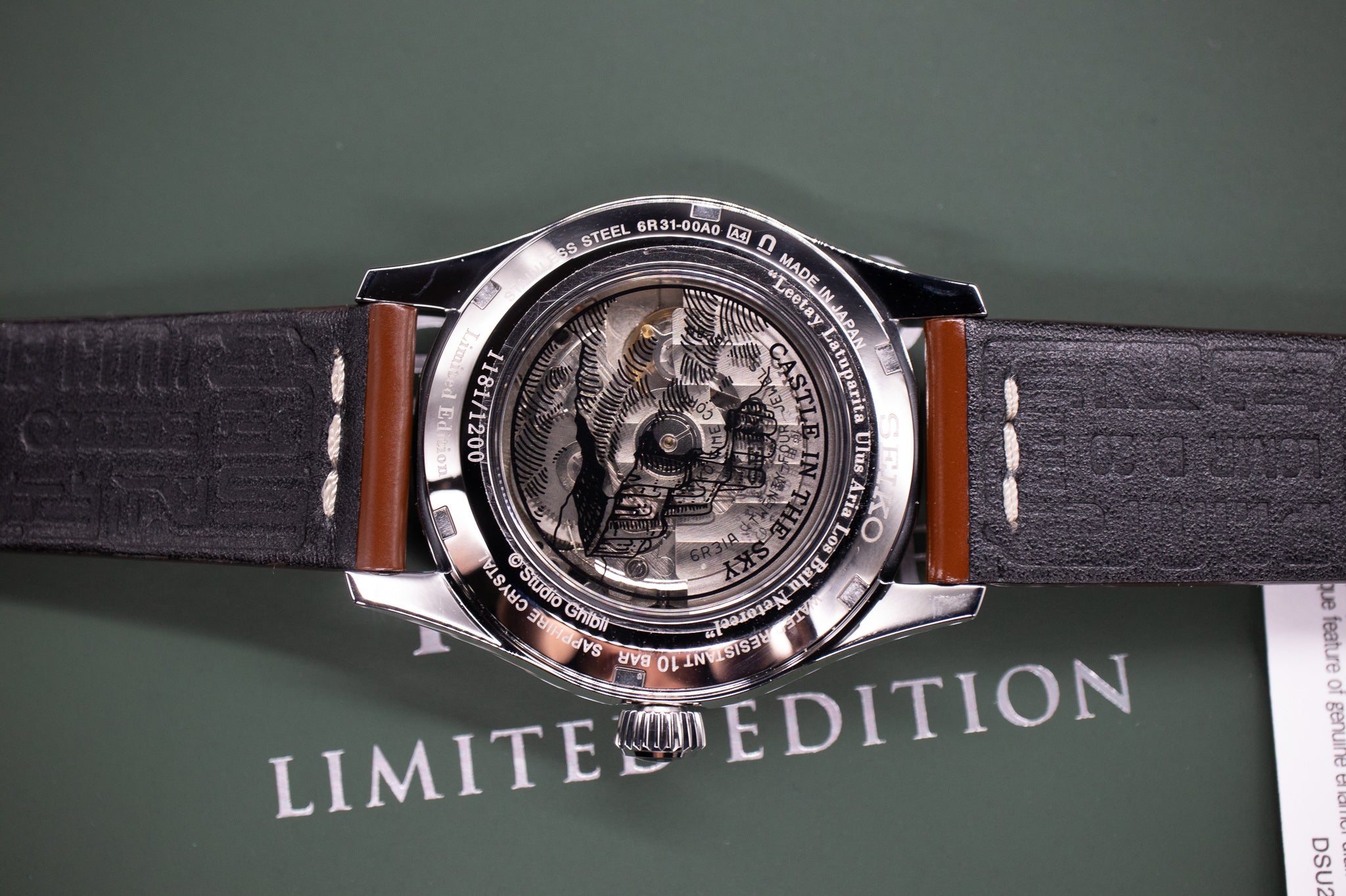 Seiko Presage ‘Castle in the Sky’ Studio Ghibli Collaboration