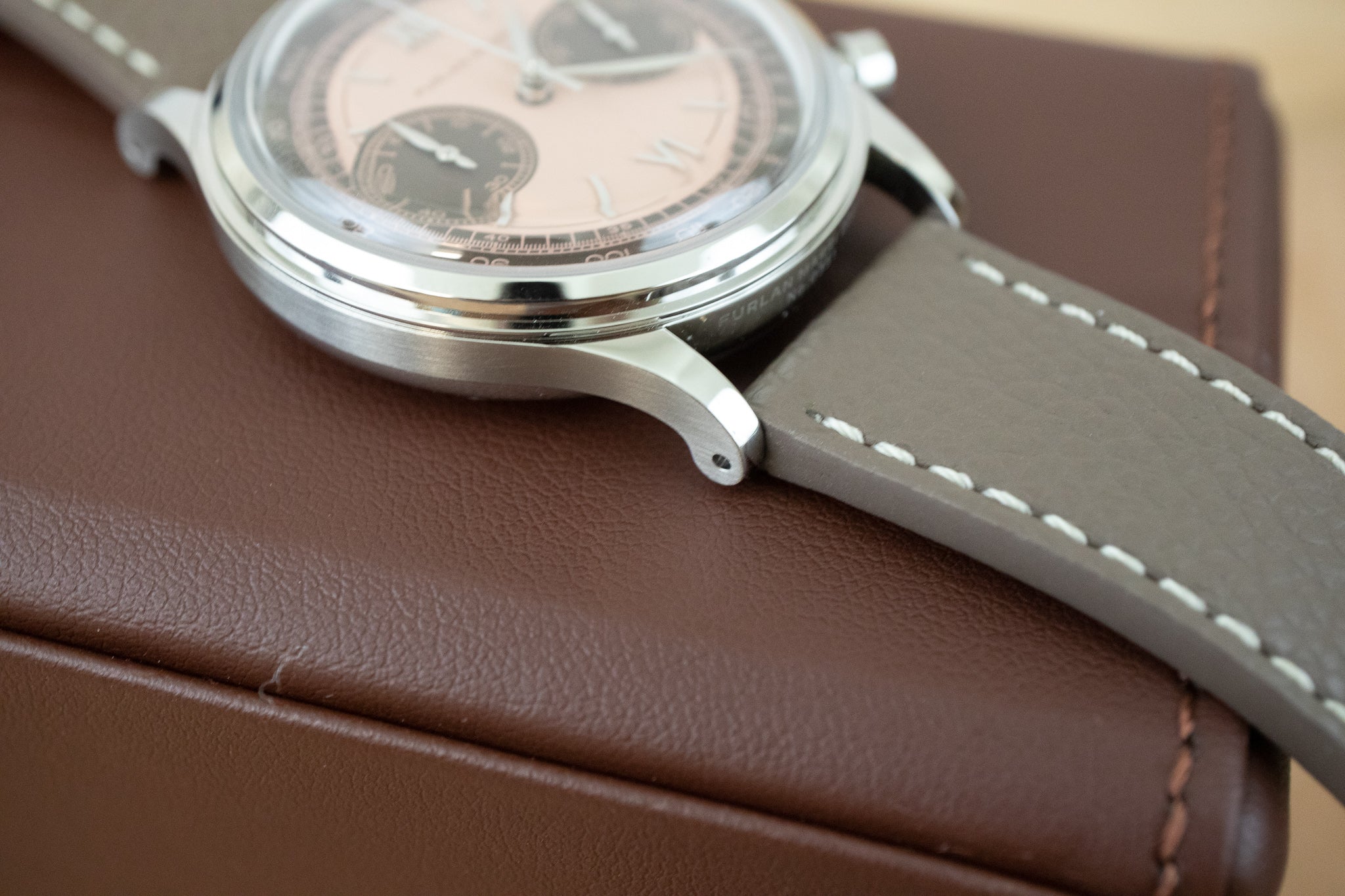 Pre-Owned: Furlan Marri Havana Salmon Dial 1031-A – Belmont Watches