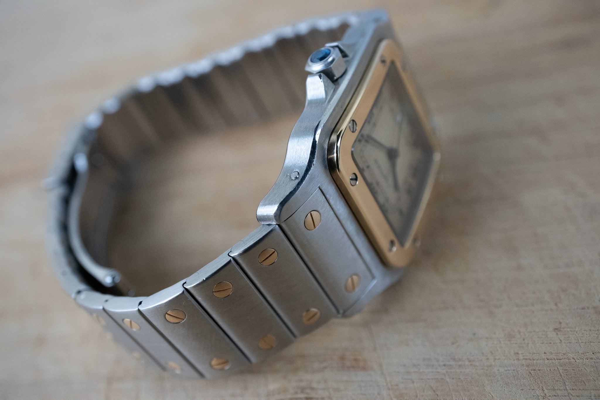 Pre-Owned: Cartier Santos Galbee 187901