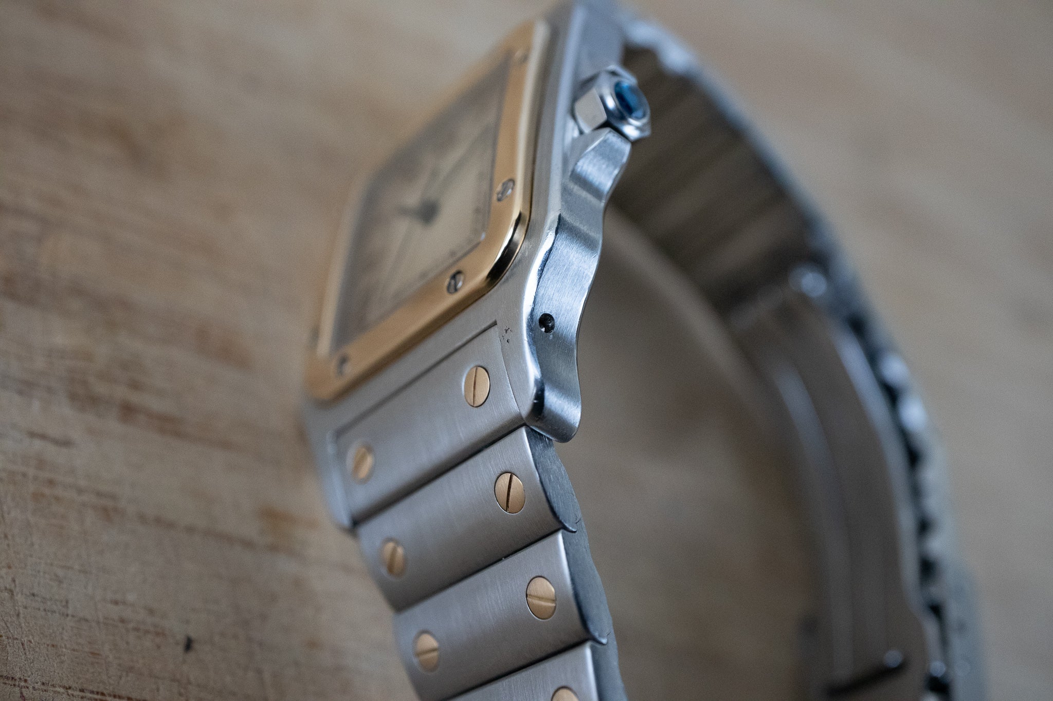 Pre-Owned: Cartier Santos Galbee 187901