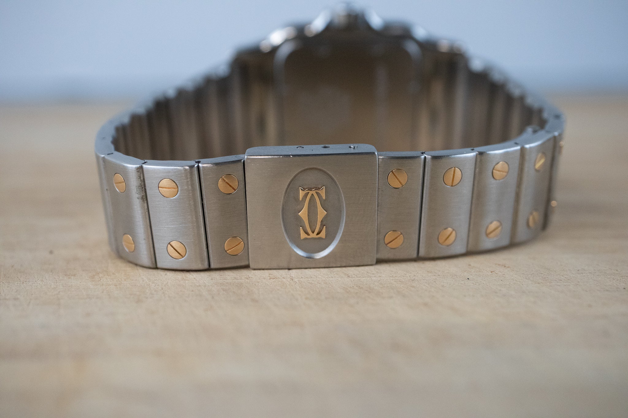 Pre-Owned: Cartier Santos Galbee 187901
