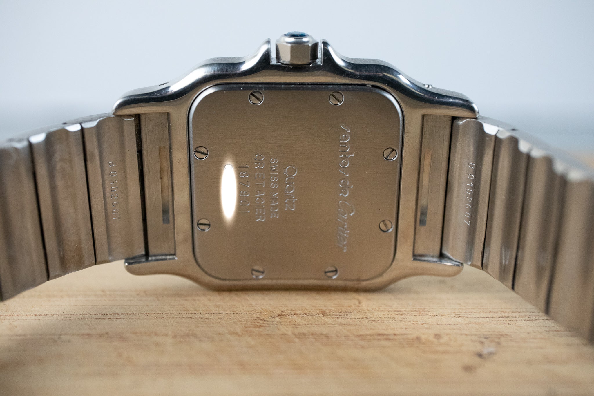 Pre-Owned: Cartier Santos Galbee 187901