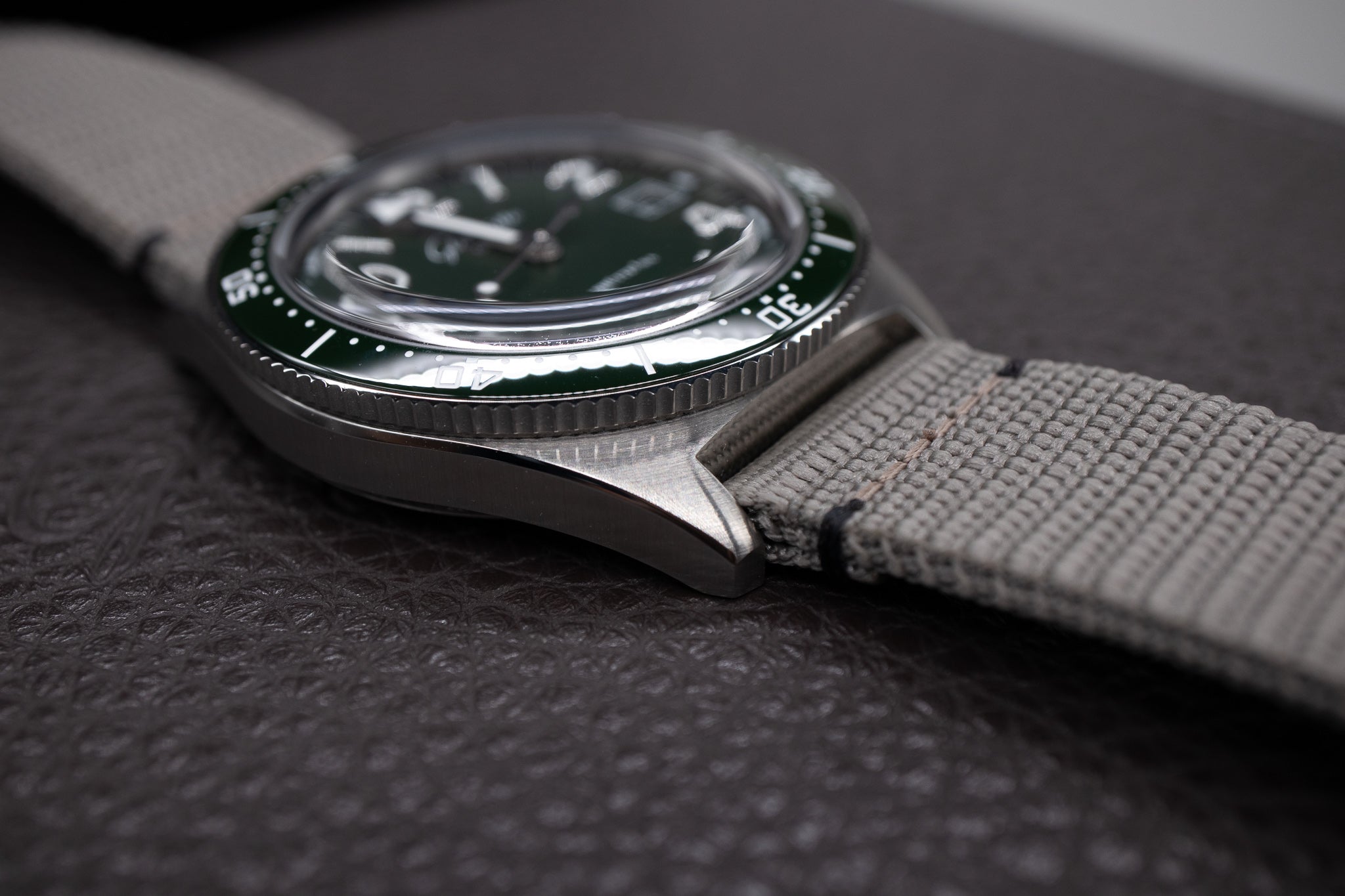 Pre-Owned Glashutte Original SeaQ 1-39-11-13-83-34 Green