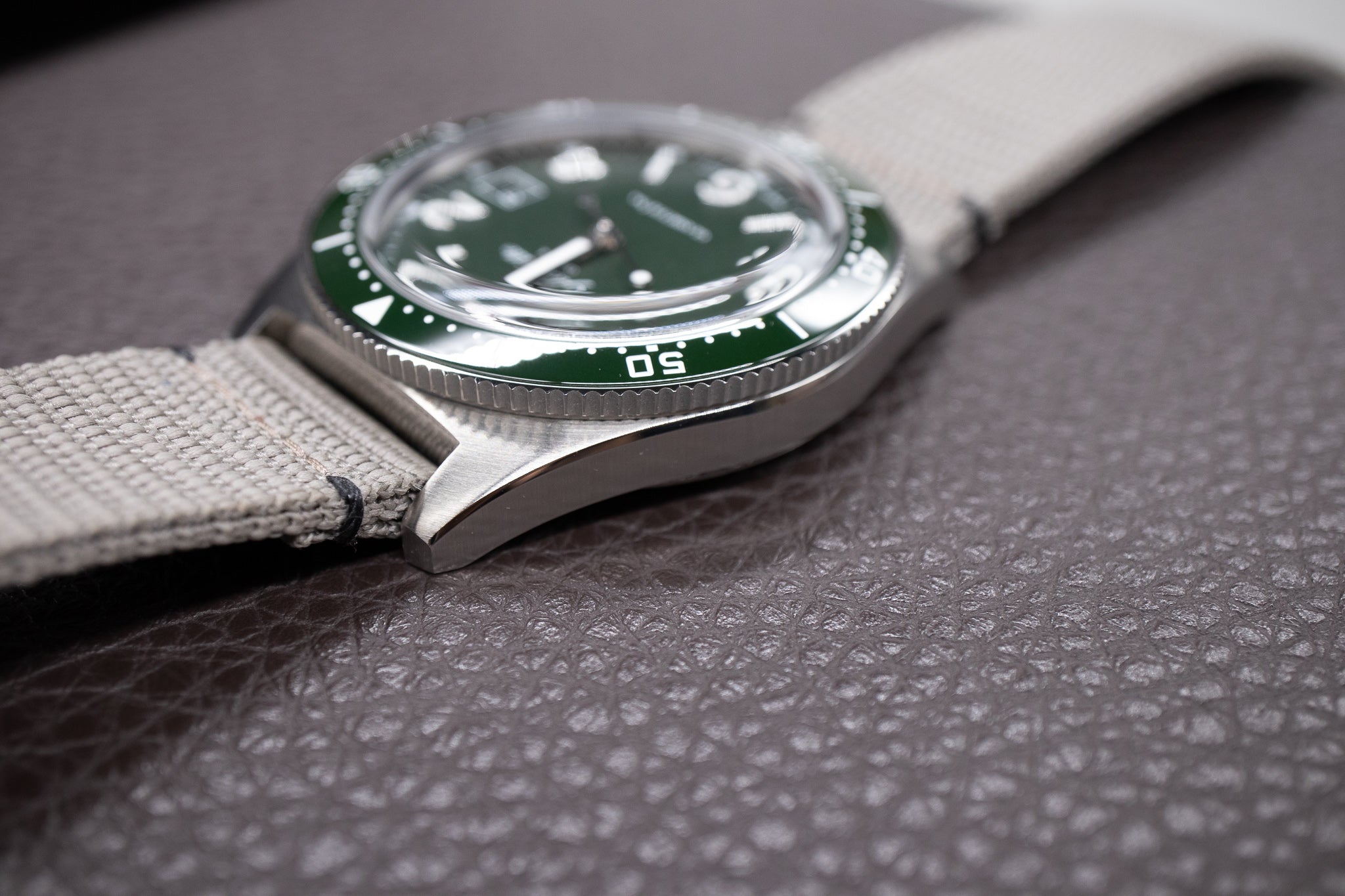 Pre-Owned Glashutte Original SeaQ 1-39-11-13-83-34 Green