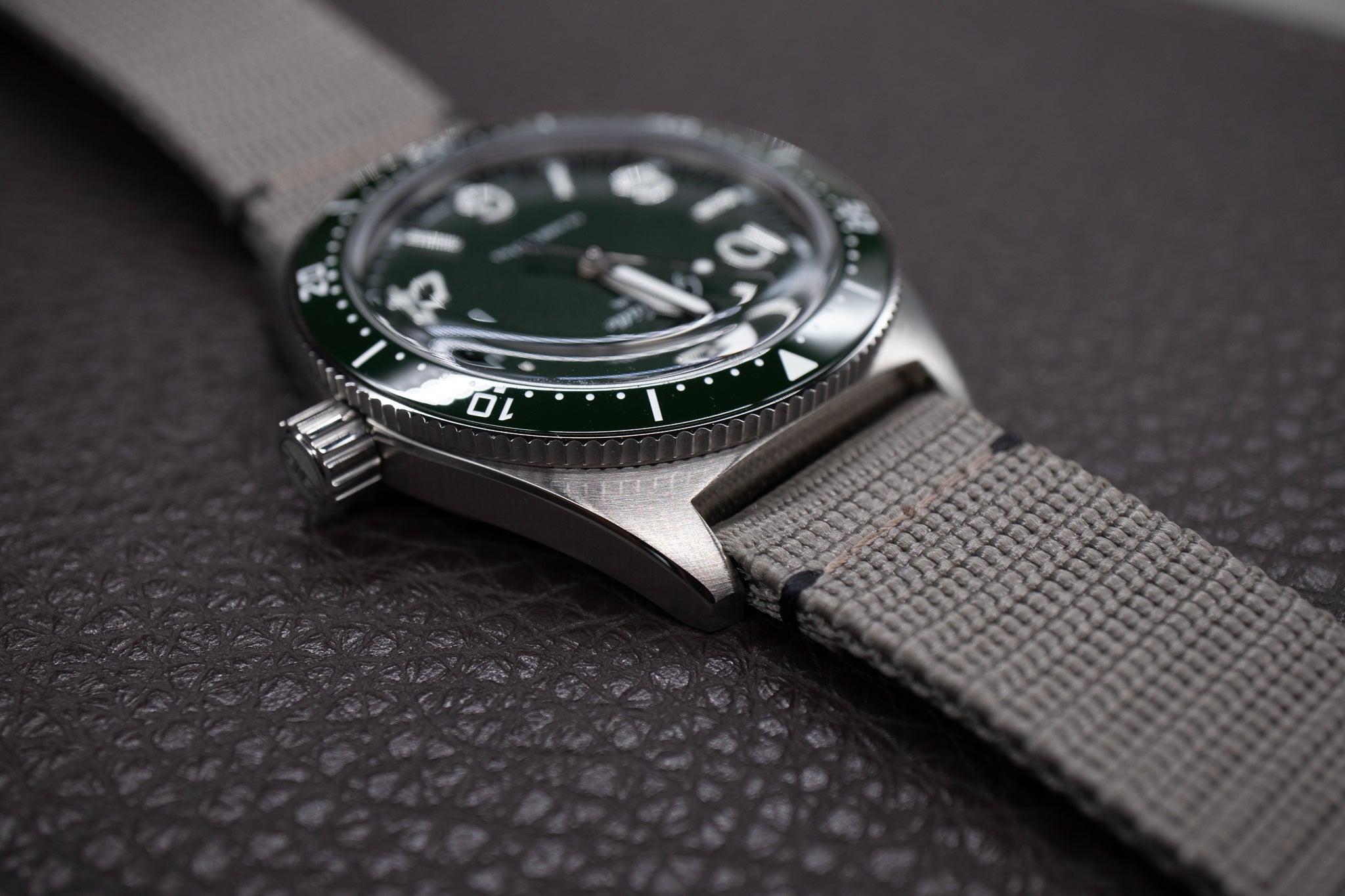Pre-Owned Glashutte Original SeaQ 1-39-11-13-83-34 Green