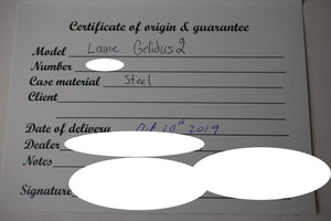 Laine Gelidus 2 Blue Fume Dial
