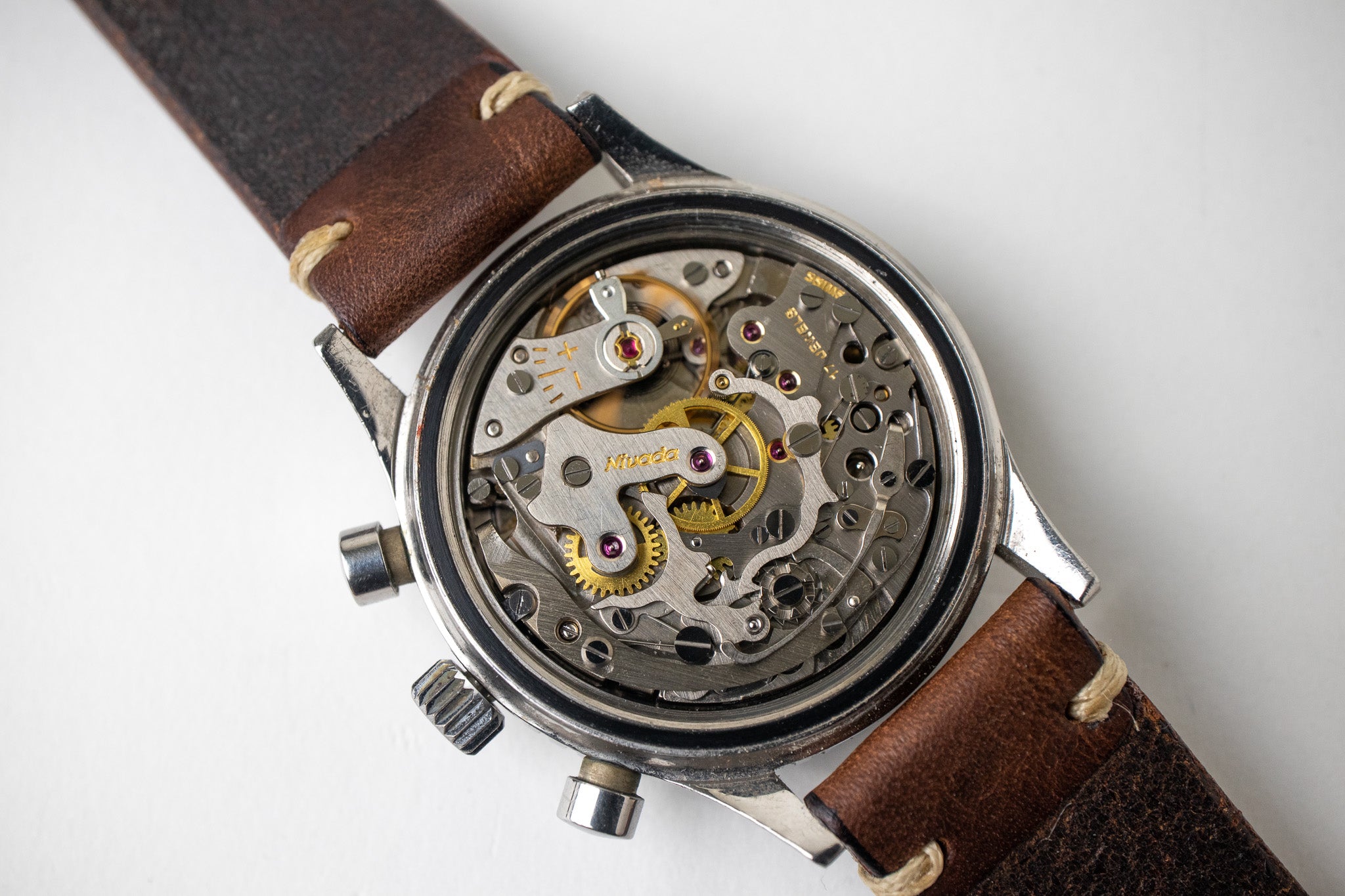 Nivada Grenchen Aviator Sea Diver Chronograph 9989-8222